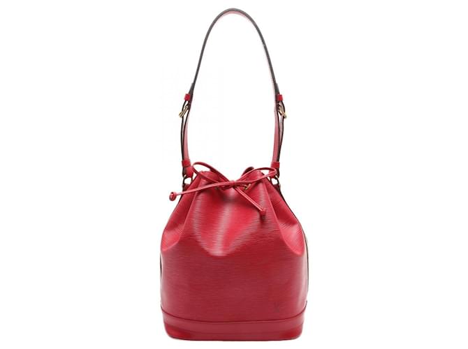 Bolsa de Ombro Louis Vuitton Noe Epi Vermelho Castelhano Couro  ref.1535950