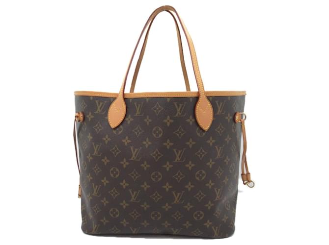 Sac tote Neverfull MM de Louis Vuitton Toile Marron Beige  ref.1535982