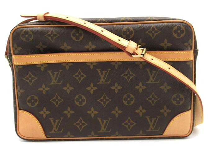 Bolso de Hombro Trocadero 30 de Louis Vuitton Castaño Lienzo  ref.1536005