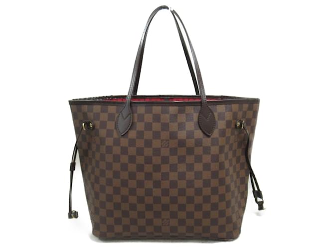 Louis Vuitton Neverfull MM Tote Bag Brown Damier ebene Cloth  ref.1536009