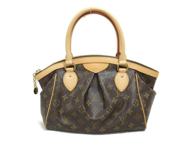 Louis Vuitton Tivoli PM Handbag Brown Monogram Patent leather  ref.1536052