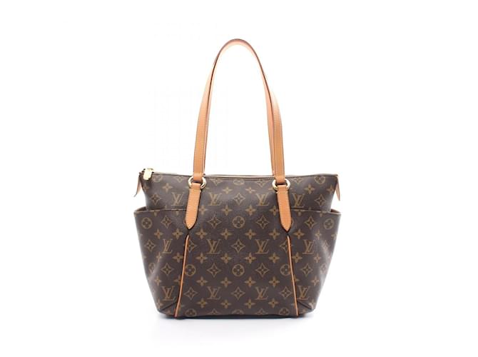 Bolsa Tote Monogram Totally PM da Louis Vuitton Marrom Monograma Couro envernizado  ref.1536054