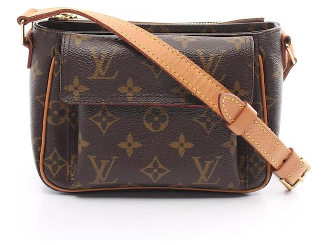 Louis Vuitton Vivacite PM Monogram Shoulder Bag Brown Patent leather  ref.1536072