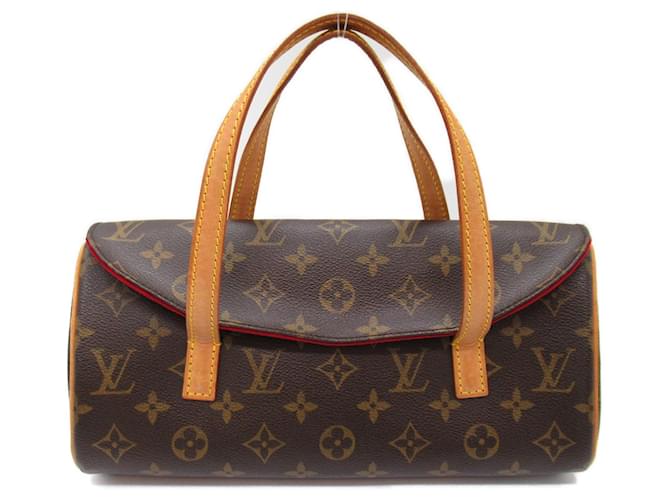 Bolsa Sonatine Louis Vuitton Marrom Lona  ref.1536087