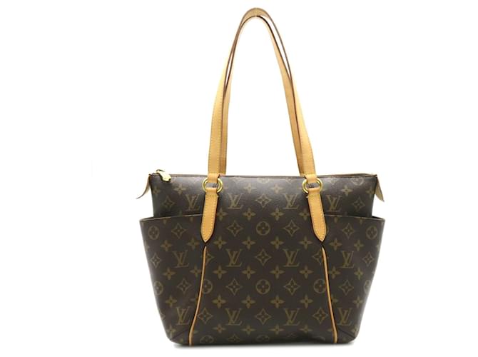 Bolso Tote Totally PM Louis Vuitton Castaño Lienzo  ref.1536161