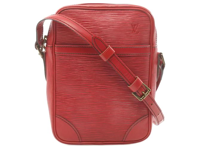 Bolso de Hombro Louis Vuitton Danube Epi Rojo Castellano Roja Cuero  ref.1536162