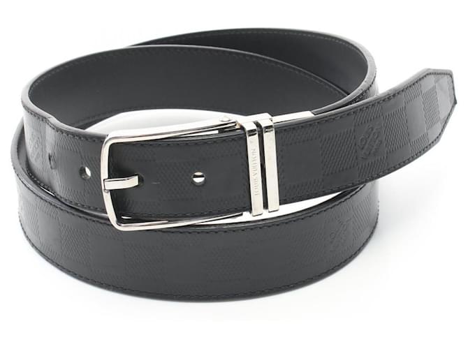 Louis Vuitton Santur Boston Damier Infini Onyx Belt Black  ref.1536219