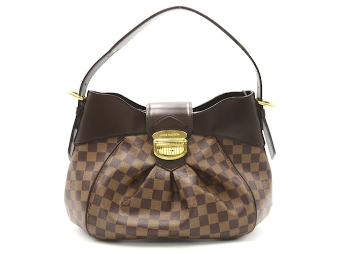 Louis Vuitton Sistine Shoulder Bag Brown Damier ebene Cloth  ref.1536225