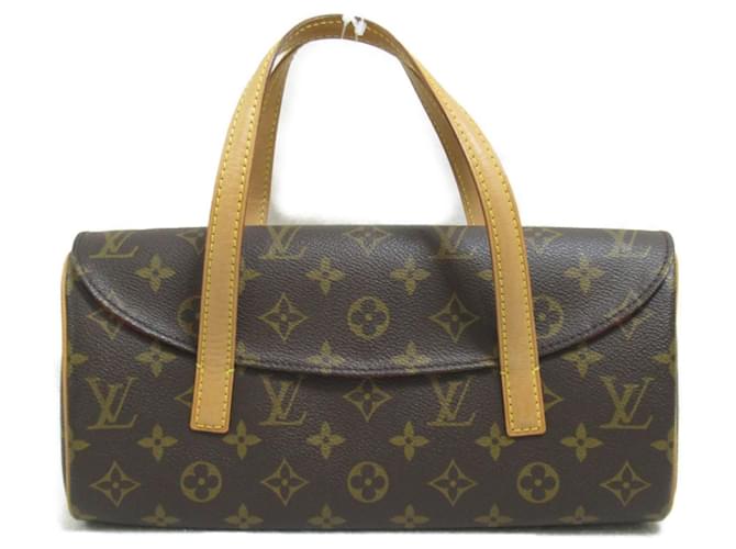 Louis Vuitton Sonatine Handbag Brown Monogram Patent leather  ref.1536243