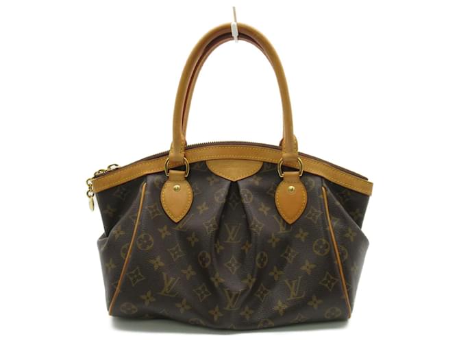 Louis Vuitton Tivoli PM Handtasche Braun Monogramm Lackleder  ref.1536244