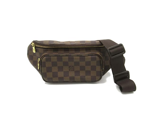 Braune Damier-Canvas Bauchtasche von Louis Vuitton Damier ebene Leinwand Kunststoff  ref.1536271