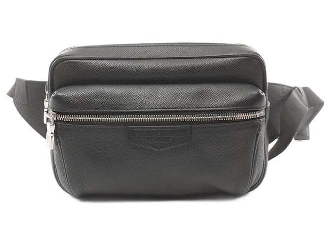 Louis Vuitton Taiga Noir Fanny Pack Black Leather  ref.1536287