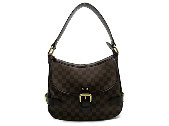 Borsa a Spalla Highbury Louis Vuitton Marrone Damier ebene Tela  ref.1536301