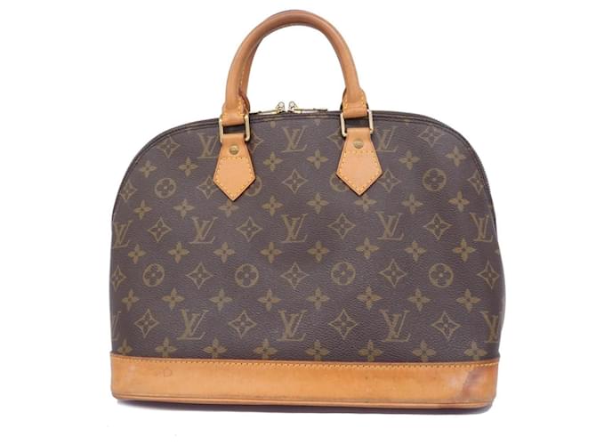 Louis Vuitton Monogram Alma Handtasche Braun  ref.1536338