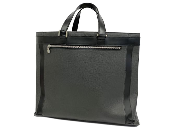 Sac tote Louis Vuitton Taiga Kasbeck GM M31012 Aldwaz pour homme Gris  ref.1536361