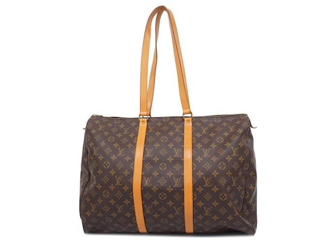 Sac Boston Monogram Flanery 50 Louis Vuitton Marron  ref.1536366