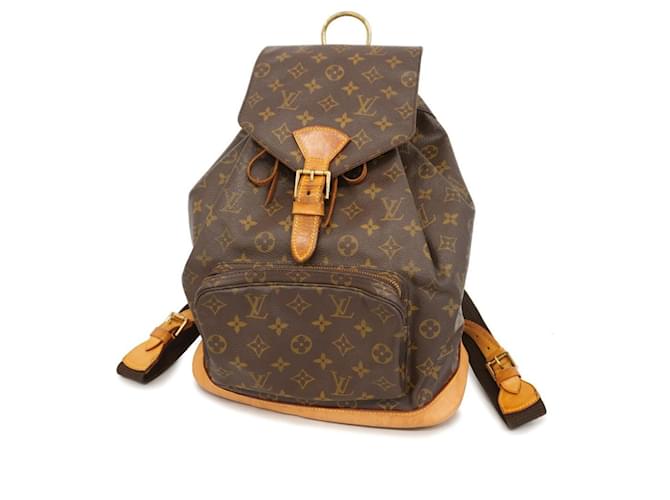 Louis Vuitton Monogram Montsouris GM Backpack Brown  ref.1536367