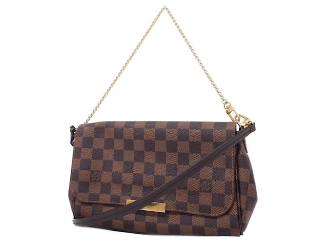 Bolsa Louis Vuitton Damier Favorite MM Damier ebene  ref.1536375