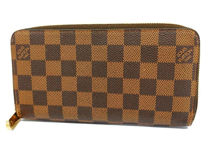 Louis Vuitton Long Wallet Damier Zippy N41661 Ebene Damier ebene  ref.1536383