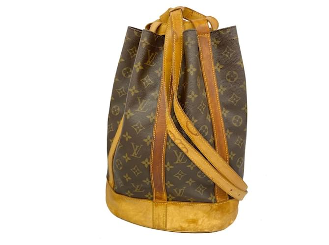 Louis Vuitton Monogram Randonne PM Shoulder Bag Brown  ref.1536456