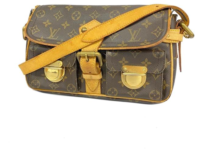 Louis Vuitton Monogram Hudson PM Shoulder Bag Brown  ref.1536470