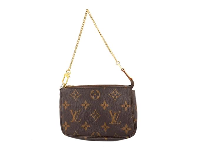 Monogramm Pochette Accessoires Louis Vuitton Braun  ref.1536480