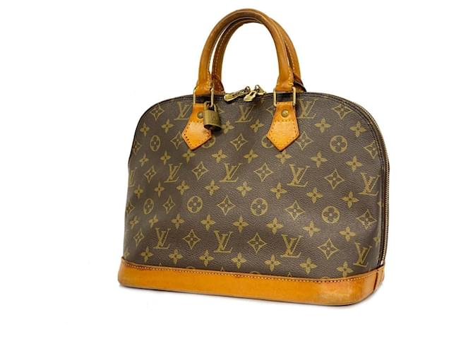 Louis Vuitton Monogram Alma Handbag Brown  ref.1536481