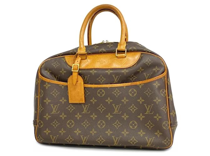 Bolso Deauville Monogram Louis Vuitton Castaño  ref.1536514