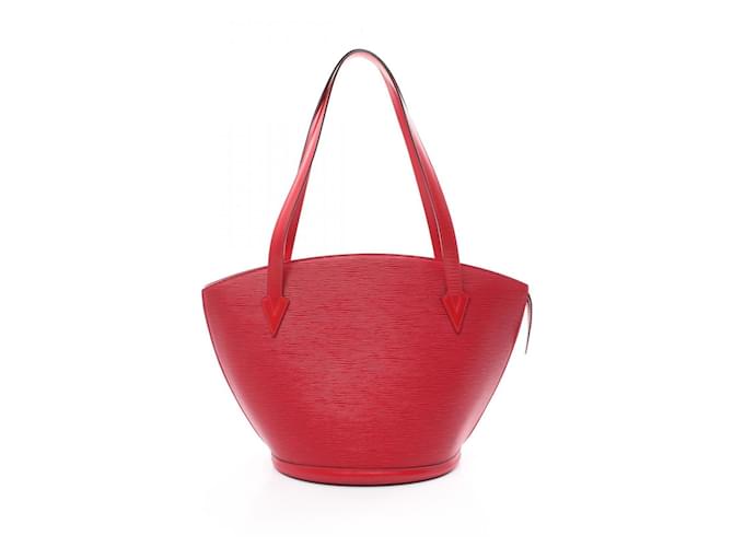 Sac à épaule Saint Jacques Louis Vuitton Cuir Rouge  ref.1536620