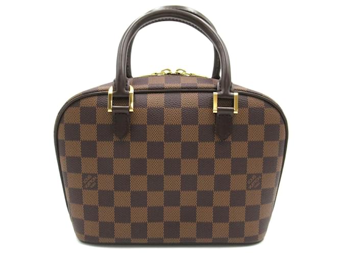 Bolsa Damier Saria da Louis Vuitton Marrom Damier ebene Lona  ref.1536647