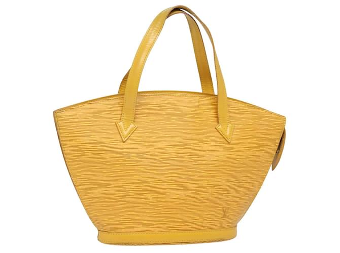 LOUIS VUITTON Epi Saint Jacques Hand Bag Yellow M52279 LV Auth 82426 Leather  ref.1536666