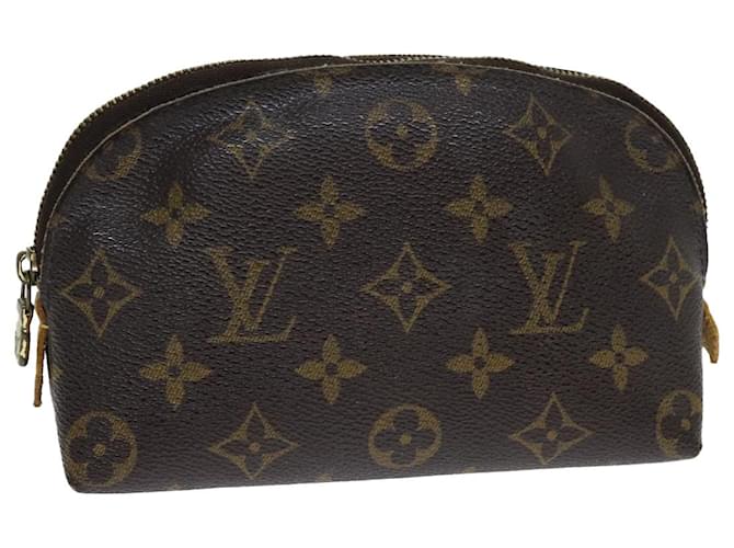 LOUIS VUITTON Pochette Cosmética Monogram PM Bolsa Cosmética M47515 LV Auth 81496 Monograma Lona  ref.1536671