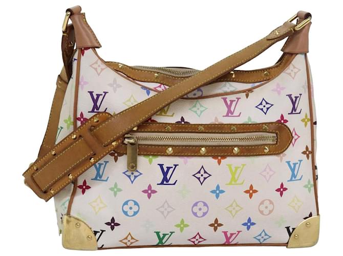 LOUIS VUITTON Monogram Multicolor Boulogne Shoulder Bag White M92660 Auth 82404  ref.1536754