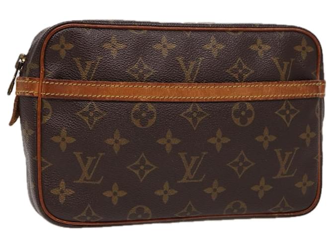 LOUIS VUITTON Monogram Compiegne 23 Clutch Bag M51847 LV Auth yk13487 Cloth  ref.1536824