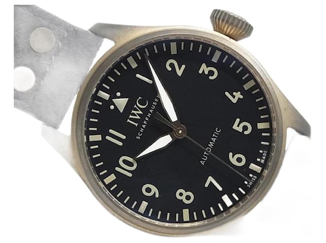 Reloj piloto IWC grande 43 "Edición MR Porter 1" IW329703 mundo500 Lote limitado hombres Plata Acero  ref.1536860