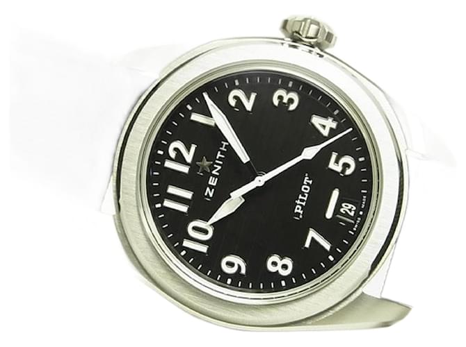 Zénith ZENITH Pilot's Automatic 40 MM 03.4000.3620/21.I001 Genuine goods Mens Silvery Steel  ref.1536861