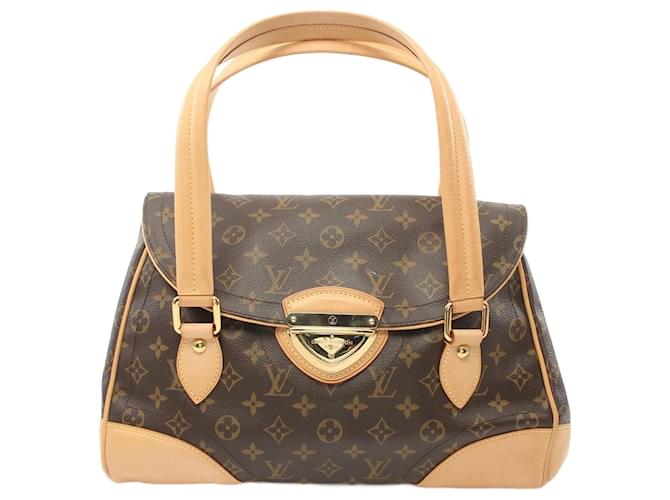 Bolsa de Ombro Monogram Beverly GM da Louis Vuitton Marrom Monograma Couro envernizado  ref.1536958