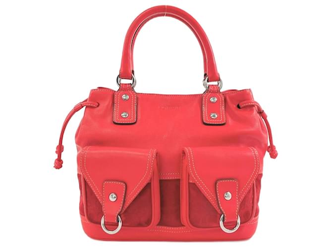 Bolsa de mão em camurça vermelha Loewe para mulheres Vermelho Suécia  ref.1537040