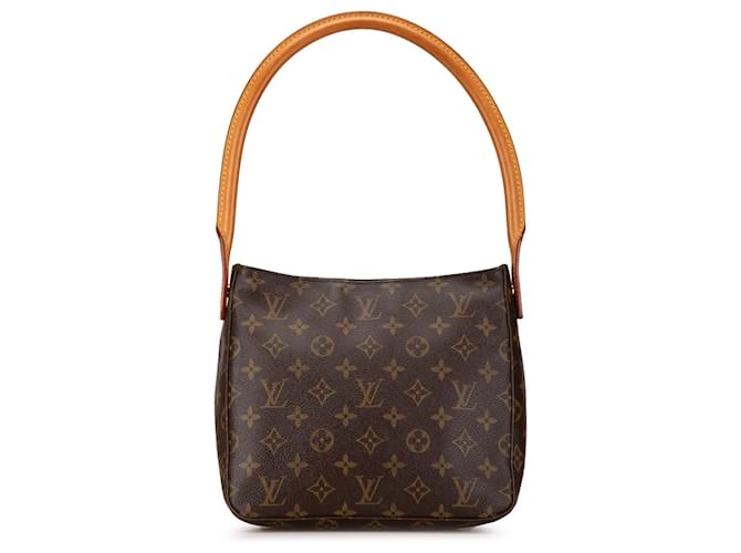 Bolsa de ombro Louis Vuitton Monogram Looping MM marrom Couro  ref.1537109