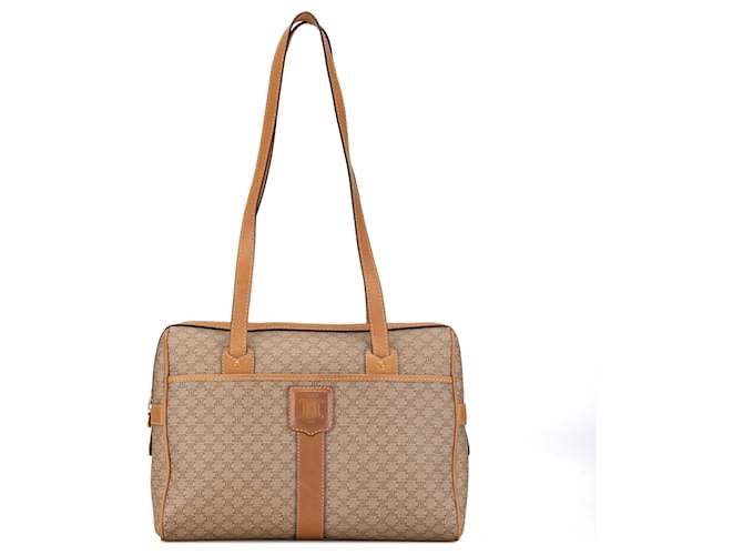 Céline Bolso de Hombro Macadam Celine Tan Camello Cuero  ref.1537133