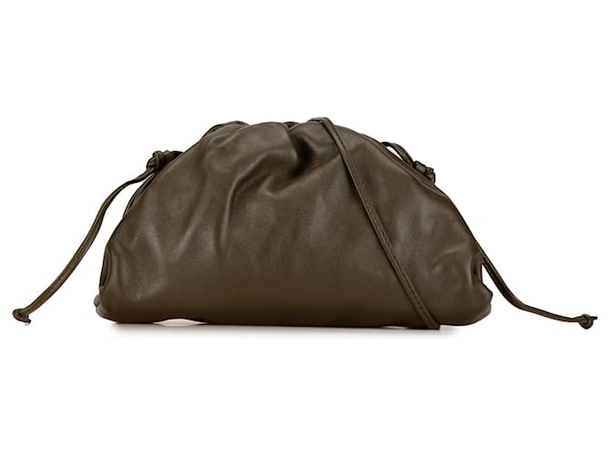 Sac bandoulière Mini Pouch vert Bottega Veneta Cuir  ref.1537189