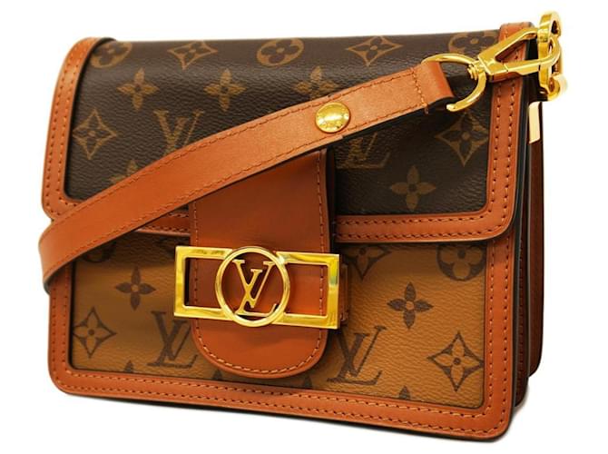 Louis Vuitton Dauphine Mini Castaño Lienzo  ref.1537250