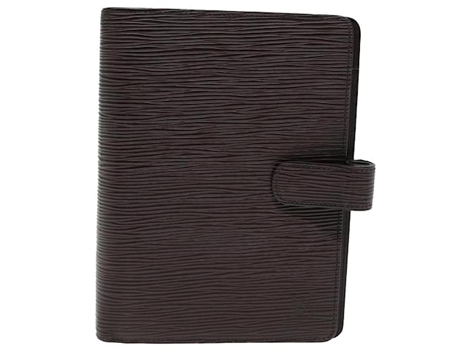 Agenda MM Louis Vuitton Cuir Marron  ref.1537388