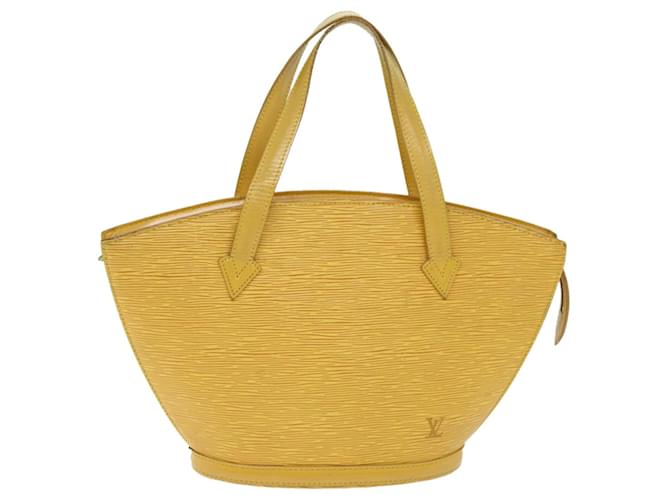 Bolsa de mão Saint Jacques LOUIS VUITTON Amarelo Couro  ref.1537453