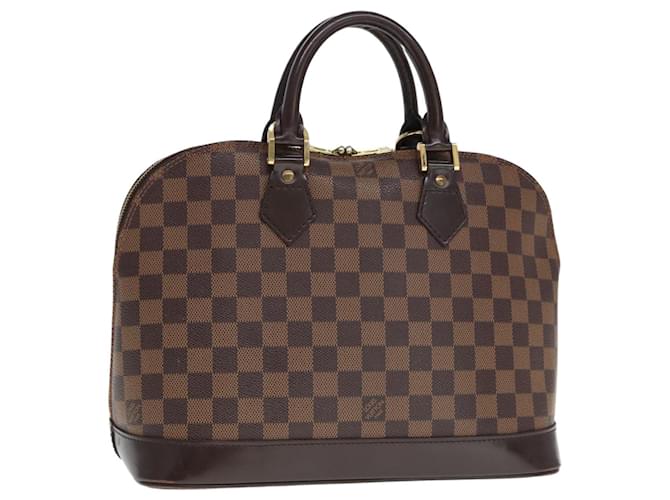 Sac à main Alma LOUIS VUITTON Toile Marron  ref.1537483