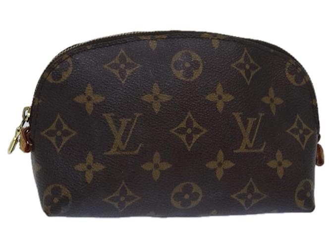 Bolsa de maquiagem LOUIS VUITTON Marrom Lona  ref.1537492