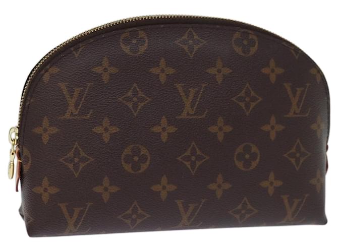 Pochette cosmetica LOUIS VUITTON Marrone Tela  ref.1537501