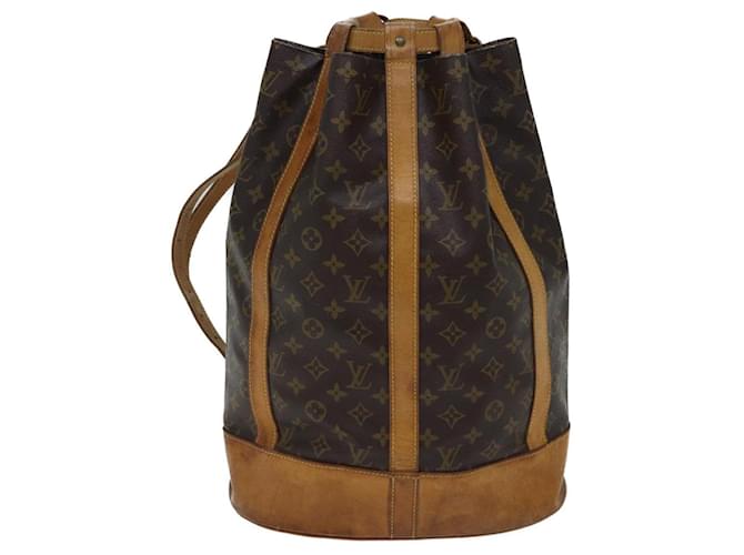 Sac à épaule Randonnee LOUIS VUITTON Toile Marron  ref.1537515