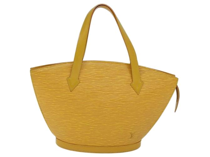 Bolsa de mão Saint Jacques LOUIS VUITTON Amarelo Couro  ref.1537518