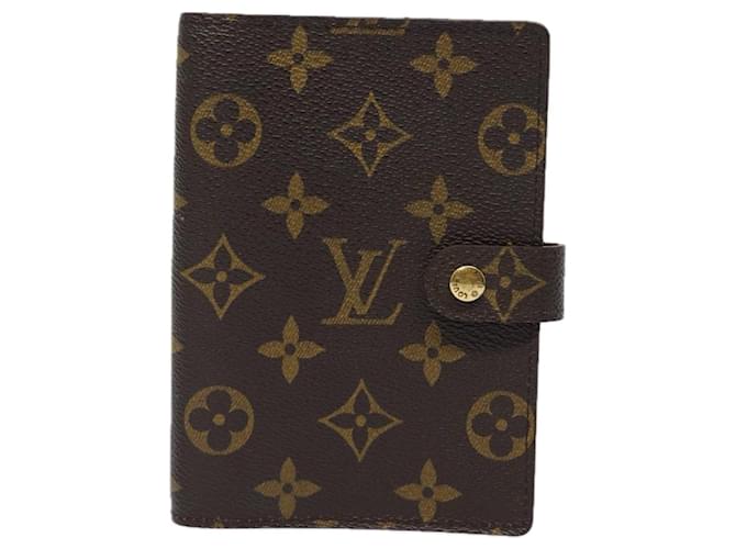 Carteira Agenda PM LOUIS VUITTON Marrom Lona  ref.1537580